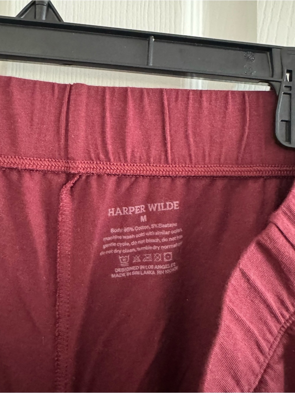Harper Wilde burgundy PJ set - Picture 6 of 6